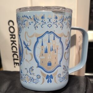 Corkcicle/Disney Cinderella Light Blue Mug